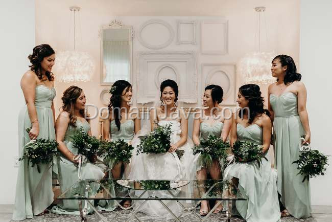 Baju Bridesmaid Bergaya Hanbok