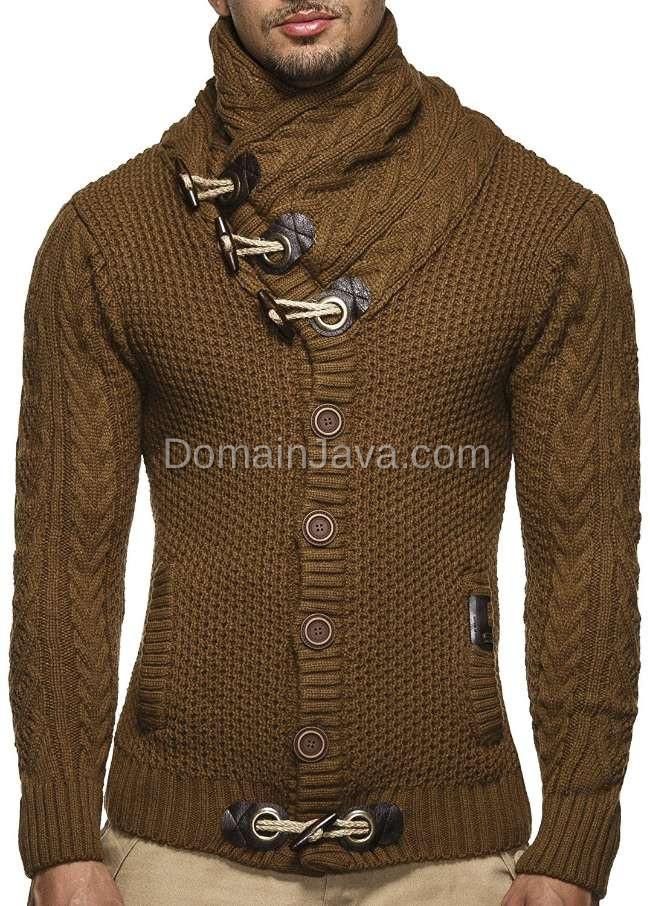 Jaket Rajut Aksen Syal