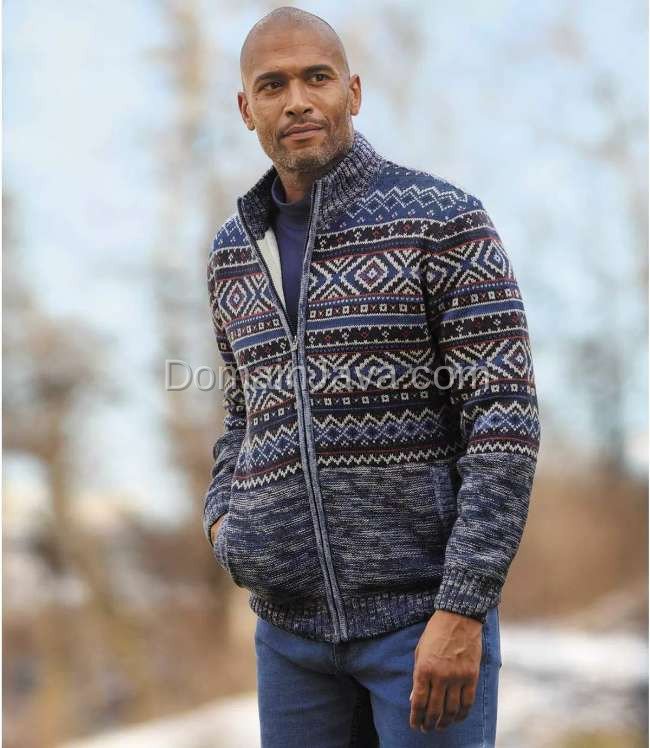 Jaket Rajut Tribal