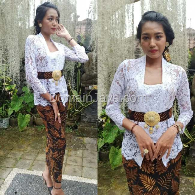 Kebaya Bali Bermotif Batik