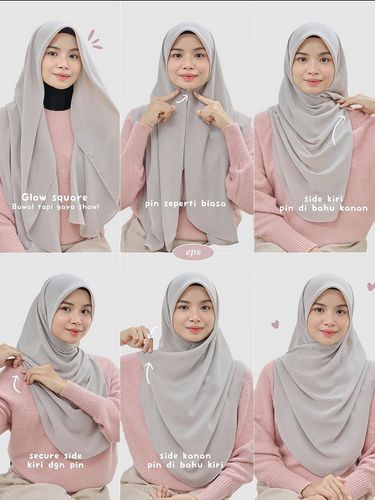 Tutorial Hijab Manis Menutup Dada